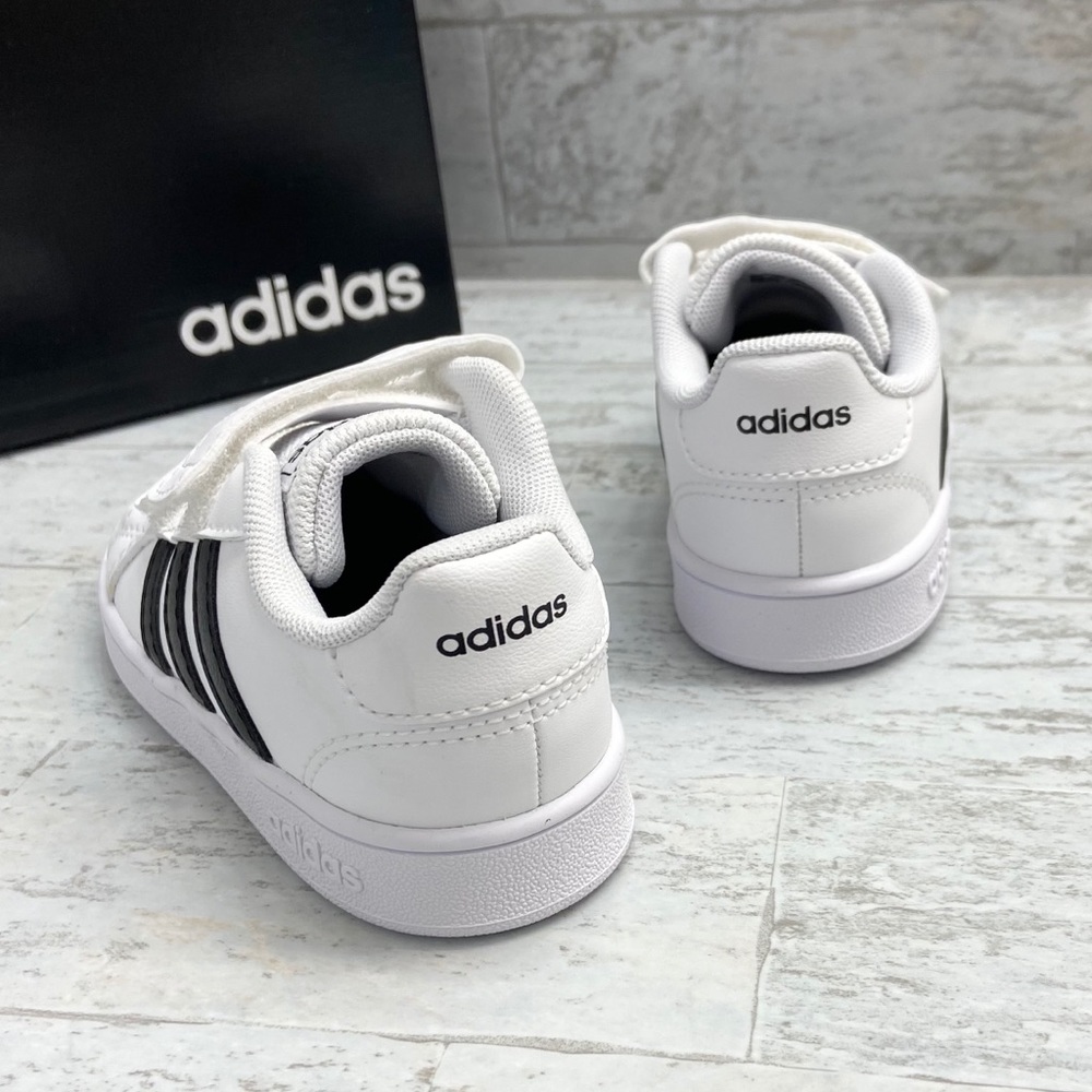 Adidas toddlers unisex Grand Court shoes - Picture 11 of 16